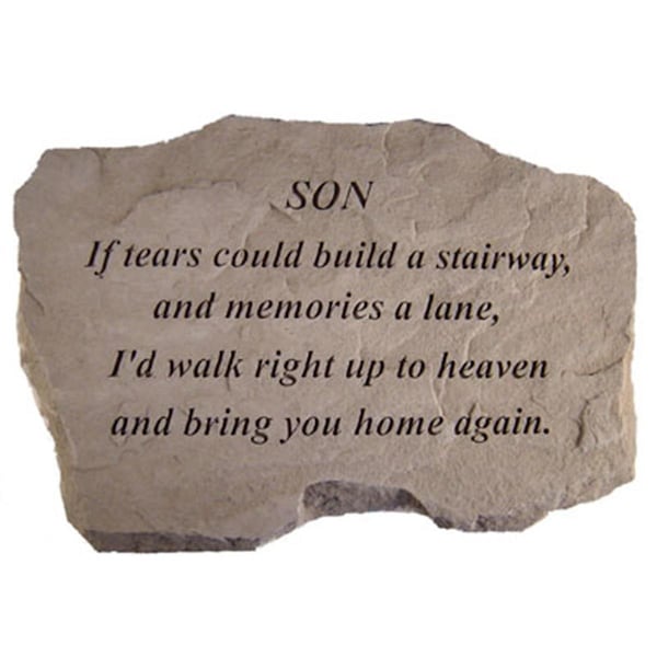 Kay Berry Son-If Tears Could Build A Stairway - Memorial - 16 Inches x 10.5 Inches x 1.5 Inches KA313614 - main